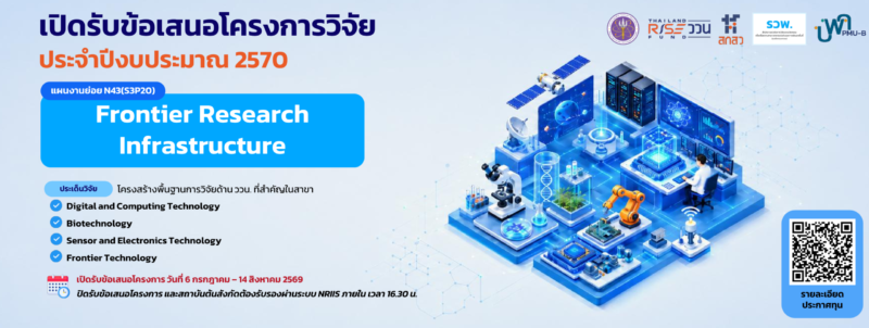 หน่วยบริหารจัดการทุนด้านเทคโนโลยีและนวัตกรรมเพื่ออุตสาหกรรมแห่งอนาคต ...